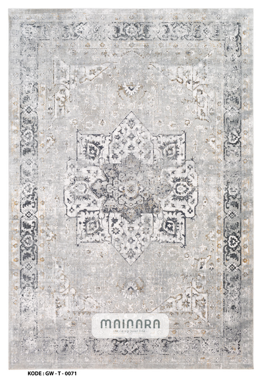 Karpet Tradisional (GW-T-0071) - Grey