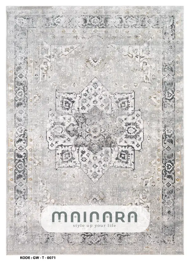 Karpet Tradisional (GW-T-0071) - Grey