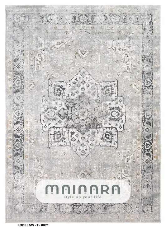 Karpet Tradisional (GW-T-0071) - Grey