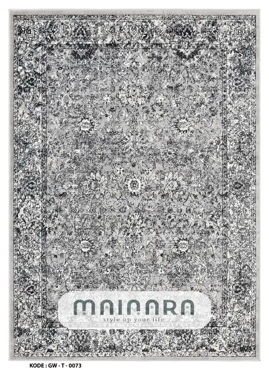 Karpet Tradisional (GW-T-0073) - Grey,Black