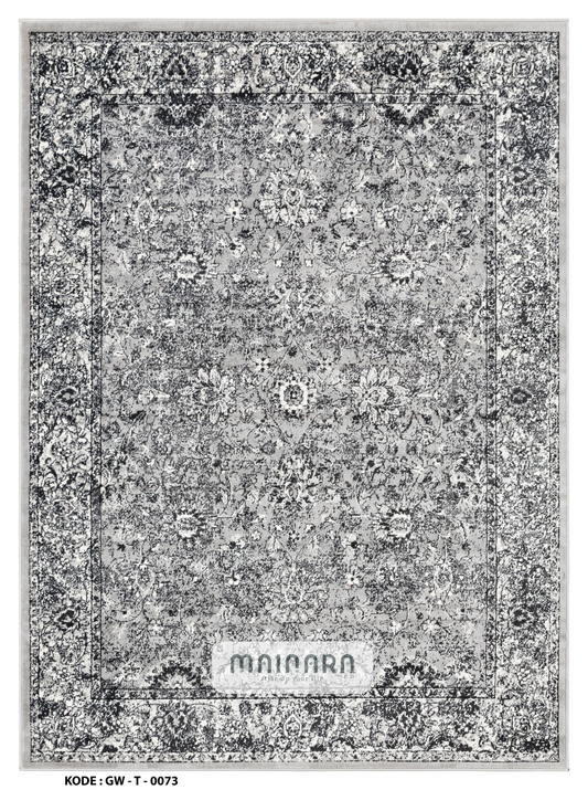 Karpet Tradisional (GW-T-0073) - Grey,Black