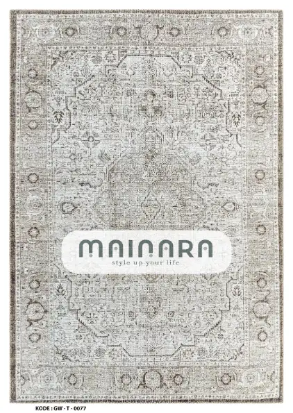Karpet Tradisional (GW-T-0077) - Grey,Brown