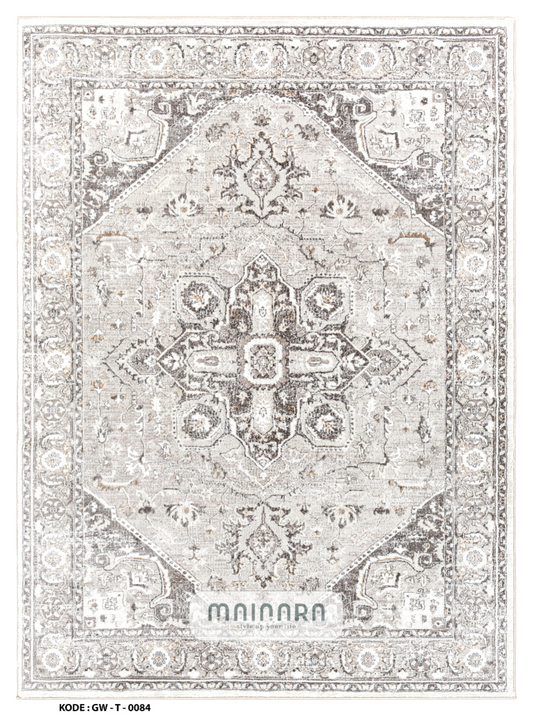 Karpet Tradisional (GW-T-0084) - Grey