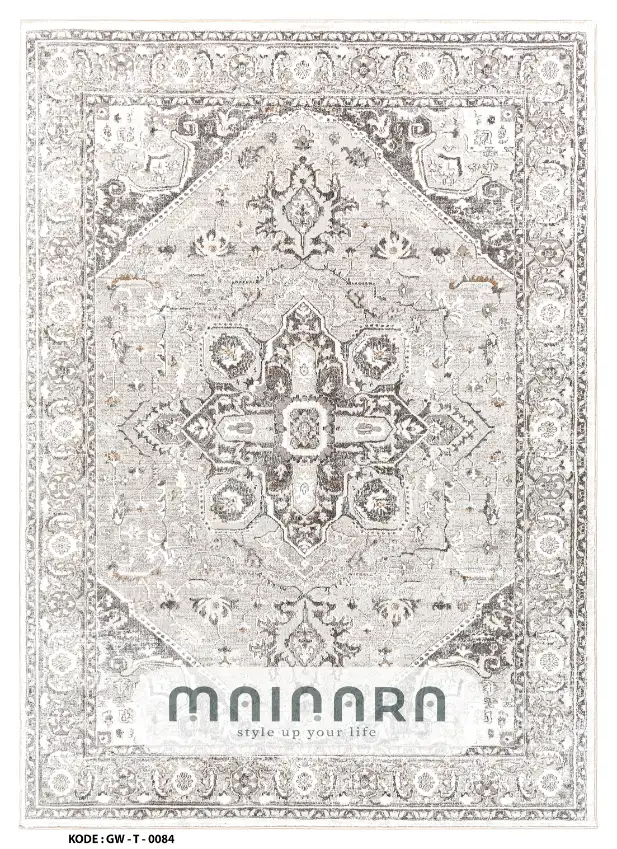 Karpet Tradisional (GW-T-0084) - Grey