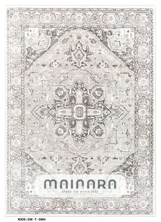 Karpet Tradisional (GW-T-0084) - Grey