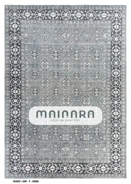 Karpet Tradisional (GW-T-0086) - Grey
