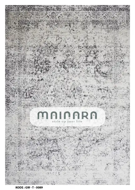 Karpet Tradisional (GW-T-0089) - Grey