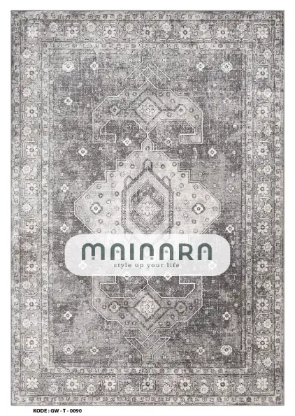 Karpet Tradisional (GW-T-0090) - Grey