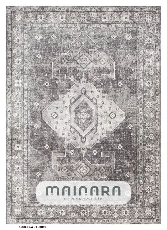 Karpet Tradisional (GW-T-0090) - Grey