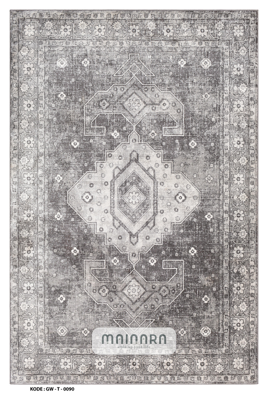 Karpet Tradisional (GW-T-0090) - Grey