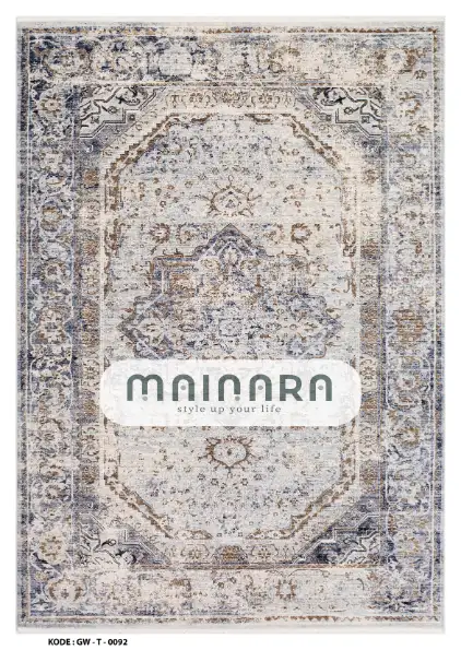 Karpet Tradisional (GW-T-0092) - Grey