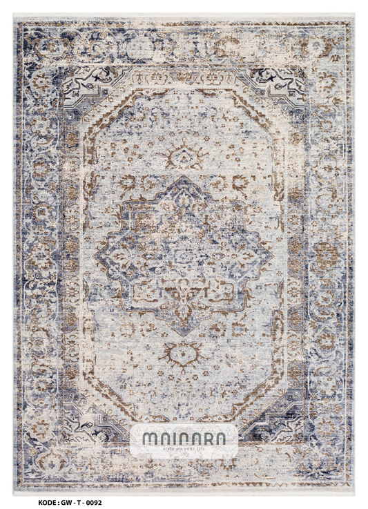 Karpet Tradisional (GW-T-0092) - Grey