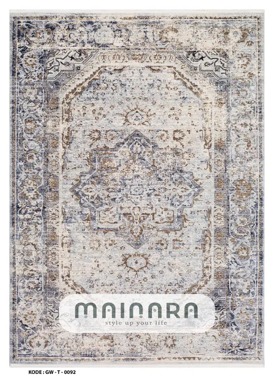 Karpet Tradisional (GW-T-0092) - Grey