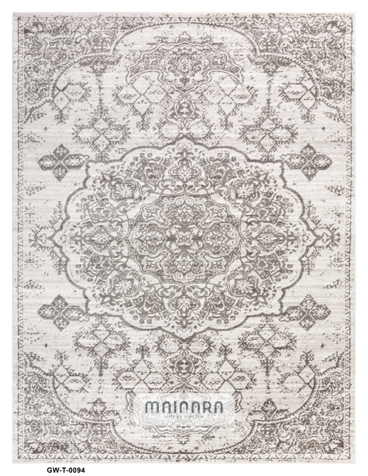 Karpet Tradisional (GW-T-0094) - Grey