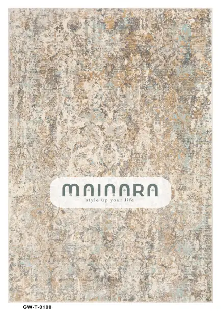 Karpet Tradisional (GW-T-0100) -  Grey,Brown,Cream,Blue