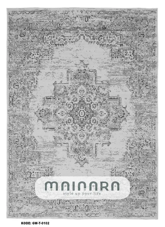 Karpet Tradisional (GW-T-0102) - Grey