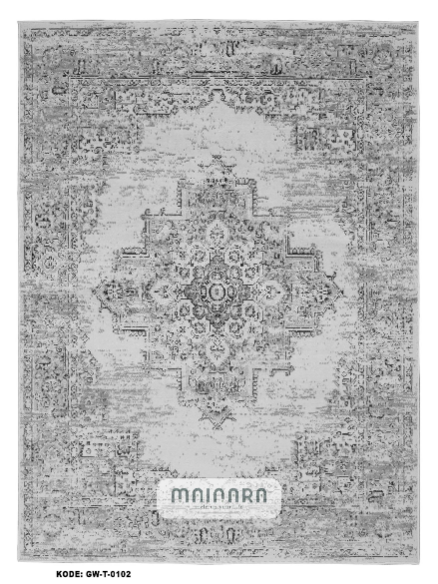 Karpet Tradisional (GW-T-0102) - Grey