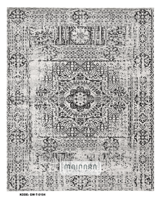 Karpet Tradisional (GW-T-0104) - Grey