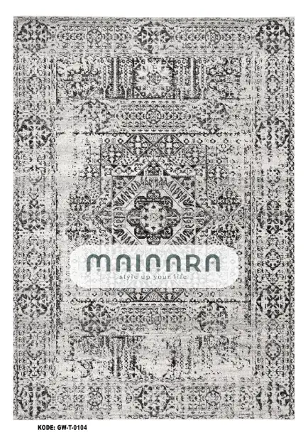Karpet Tradisional (GW-T-0104) - Grey