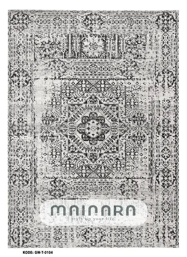 Karpet Tradisional (GW-T-0104) - Grey