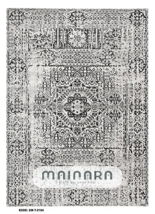 Karpet Tradisional (GW-T-0104) - Grey