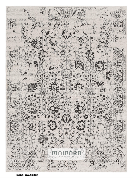 Karpet Tradisional (GW-T-0105) - Grey