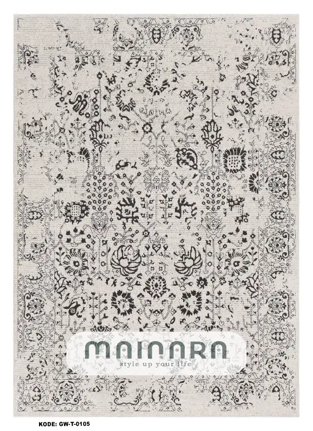 Karpet Tradisional (GW-T-0105) - Grey