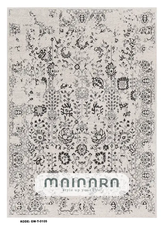 Karpet Tradisional (GW-T-0105) - Grey