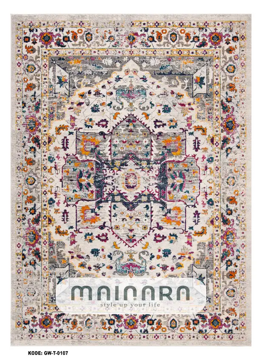 Karpet Tradisional (GW-T-0107) - Grey