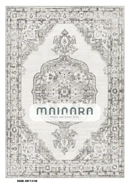 Karpet Tradisional (GW-T-0108) - Grey