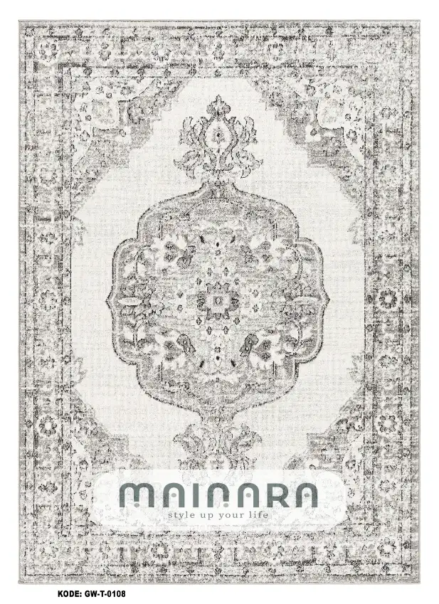 Karpet Tradisional (GW-T-0108) - Grey