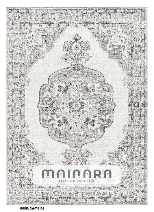 Karpet Tradisional (GW-T-0108) - Grey