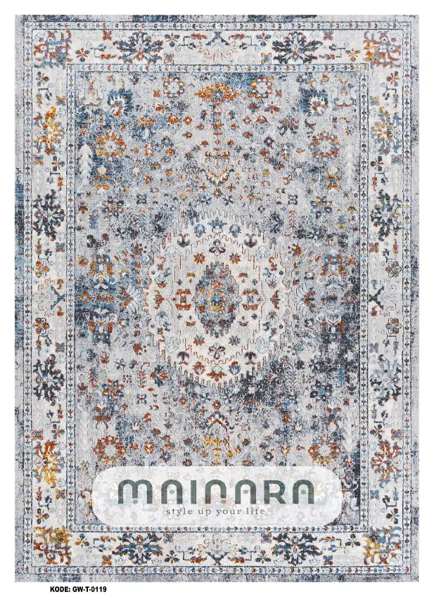 Karpet Tradisional (GW-T-0119) - Grey