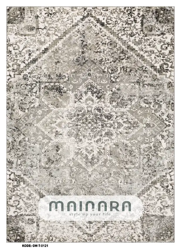 Karpet Tradisional (GW-T-0121) - Grey