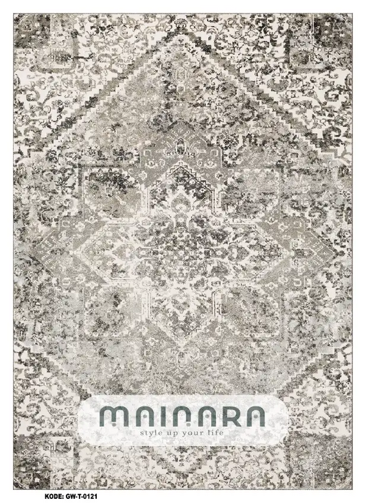 Karpet Tradisional (GW-T-0121) - Grey