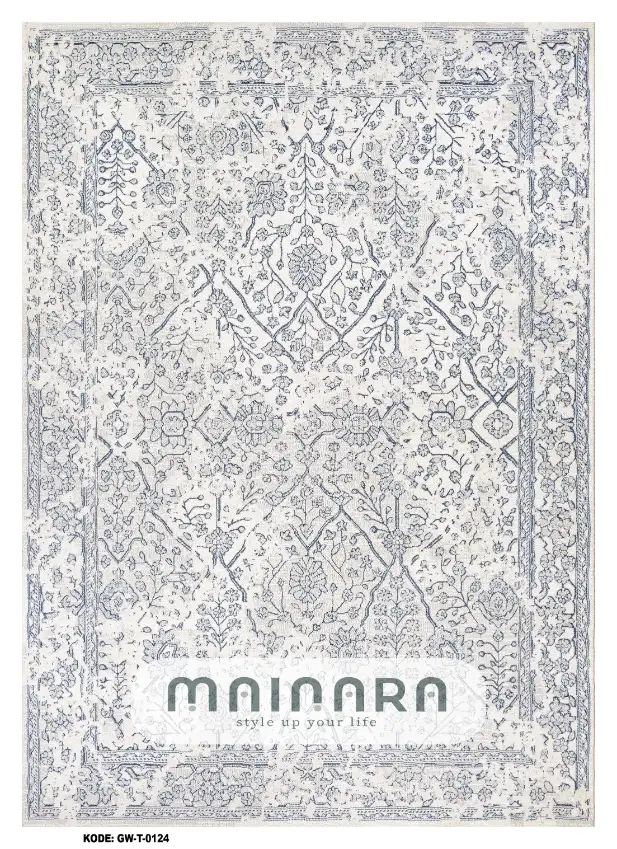 Karpet Tradisional (GW-T-0124) - Grey
