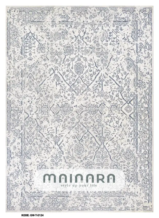 Karpet Tradisional (GW-T-0124) - Grey