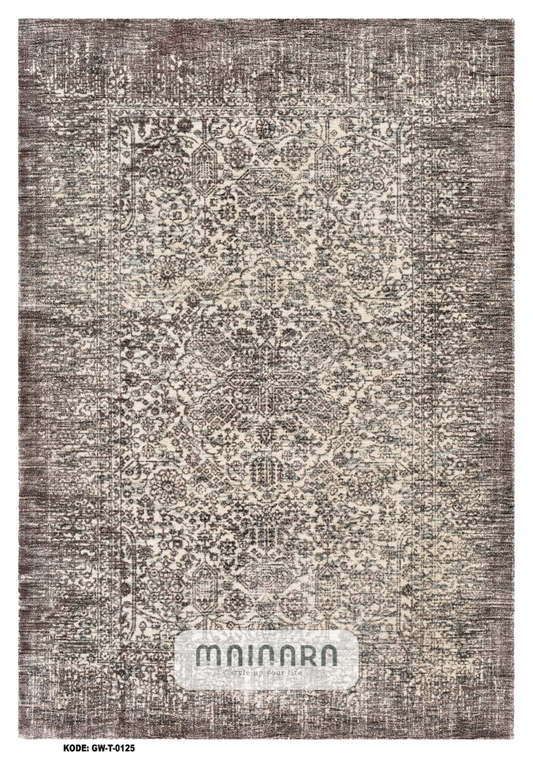 Karpet Tradisional (GW-T-0125) - Grey,brown