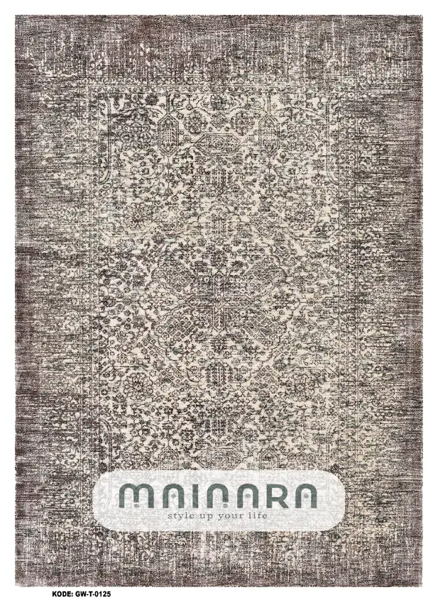 Karpet Tradisional (GW-T-0125) - Grey,brown