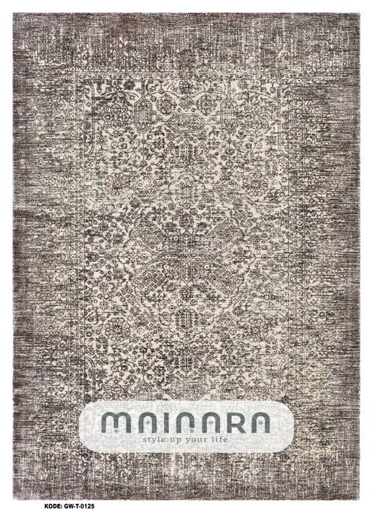 Karpet Tradisional (GW-T-0125) - Grey,brown