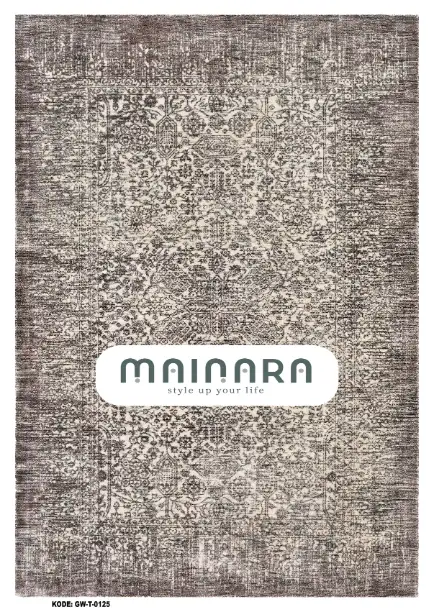 Karpet Tradisional (GW-T-0125) - Grey,brown