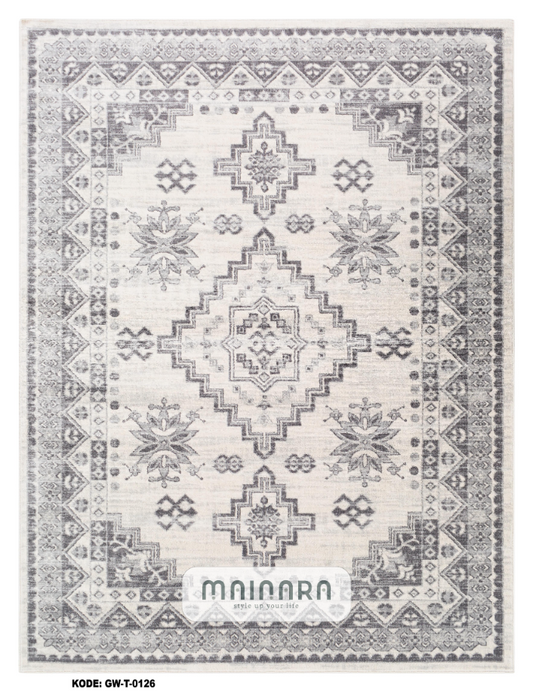 Karpet Tradisional (GW-T-0126) - Grey