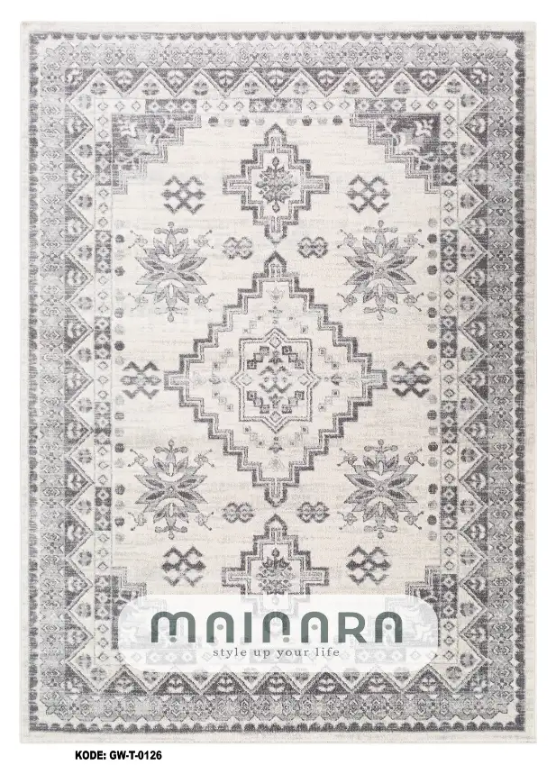 Karpet Tradisional (GW-T-0126) - Grey