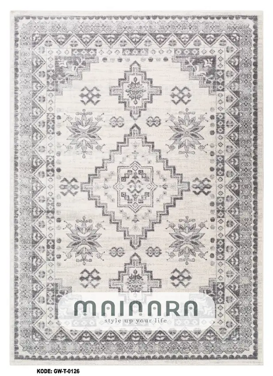 Karpet Tradisional (GW-T-0126) - Grey