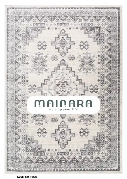 Karpet Tradisional (GW-T-0126) - Grey