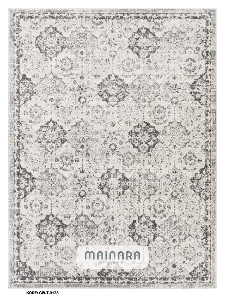 Karpet Tradisional (GW-T-0128) - Grey