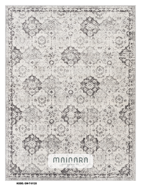 Karpet Tradisional (GW-T-0128) - Grey