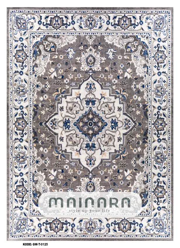 Karpet Tradisional (GW-T-0129) - Grey