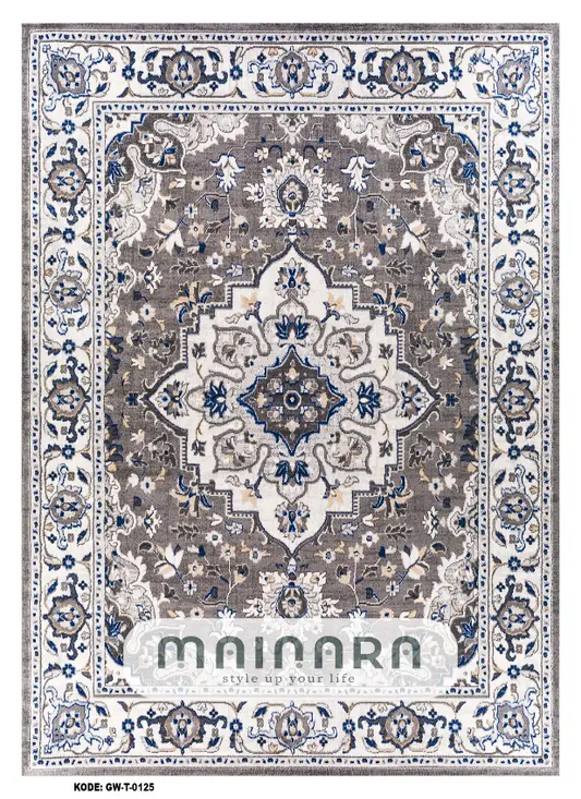 Karpet Tradisional (GW-T-0129) - Grey