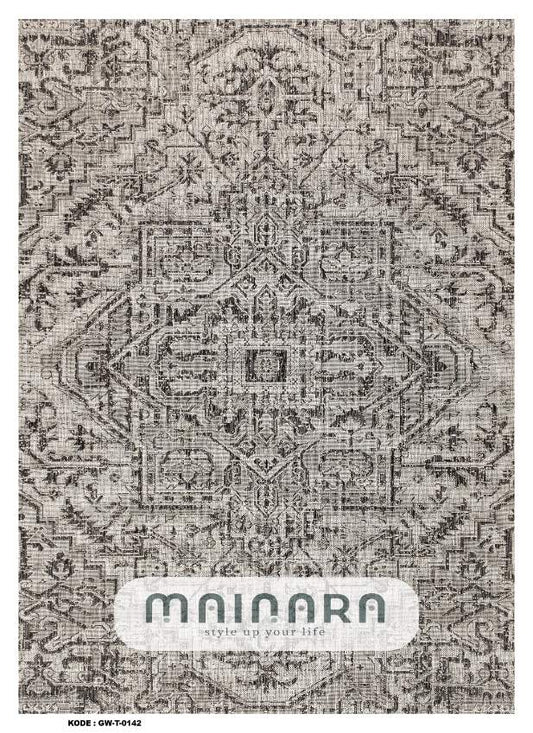 Karpet Tradisional (GW-T-0142) - Grey